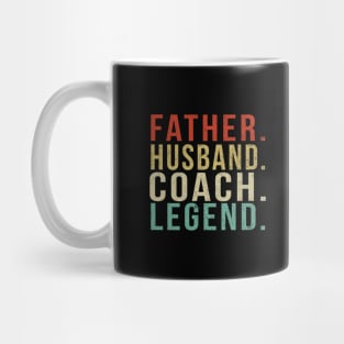 Coach Dad Vintage/ Father. Husband. Coach . Legend. Mug